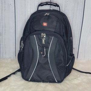 **New! Swiss Gear black backpack,  lots of compartments